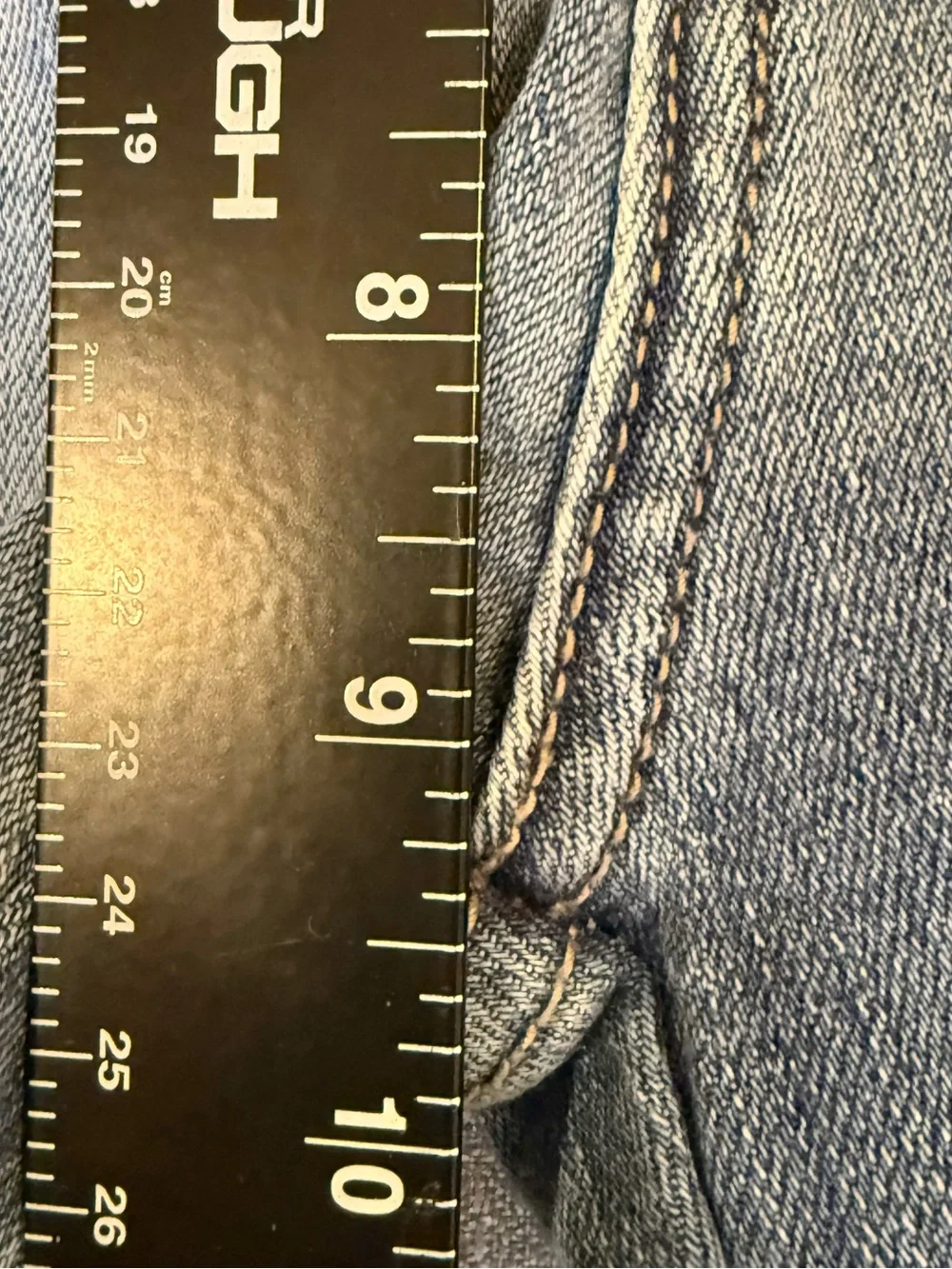 Hype Light Blue Frayed Hem Wide-Leg Jeans